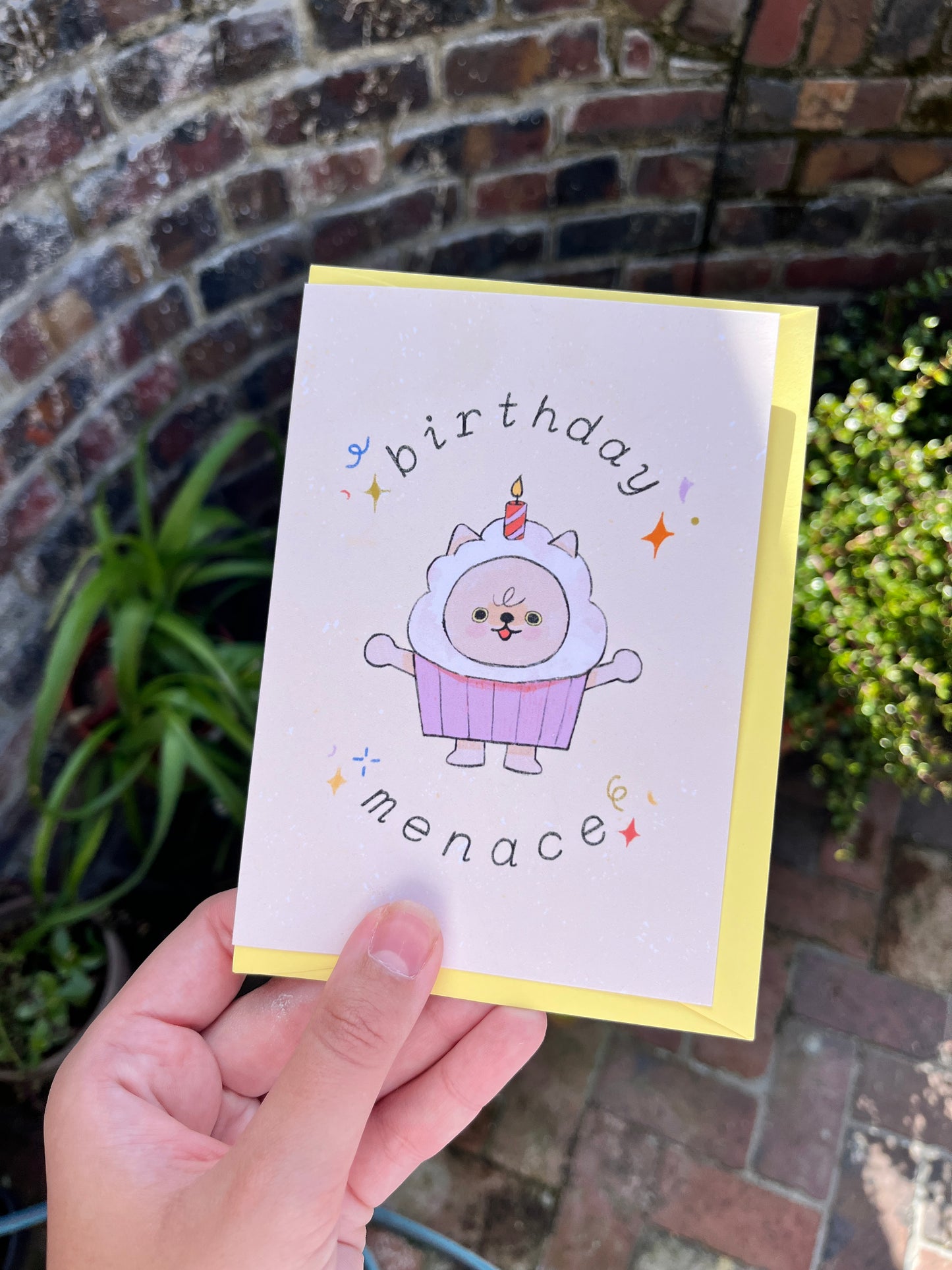 birthday menace card