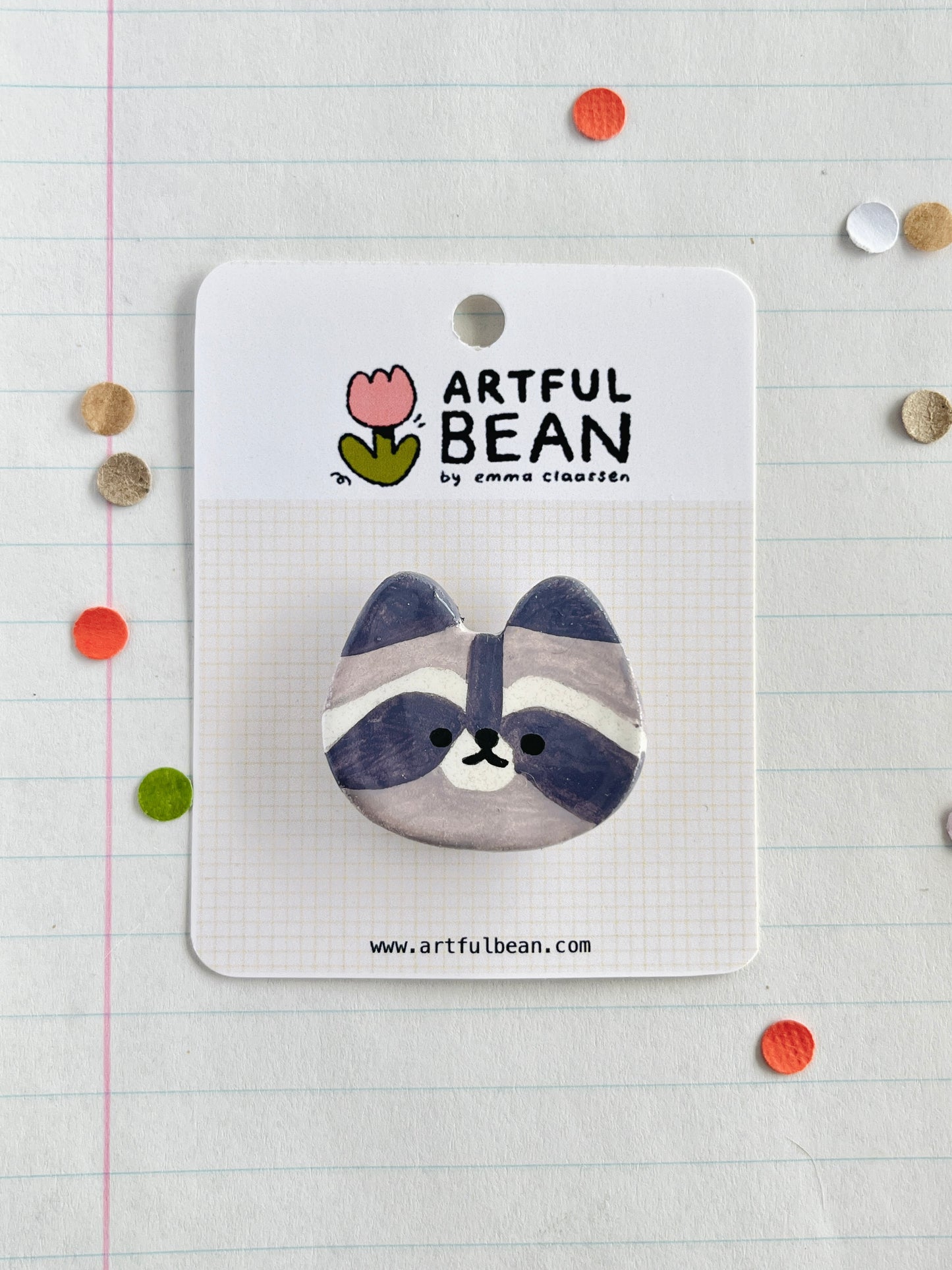 raccoon pin