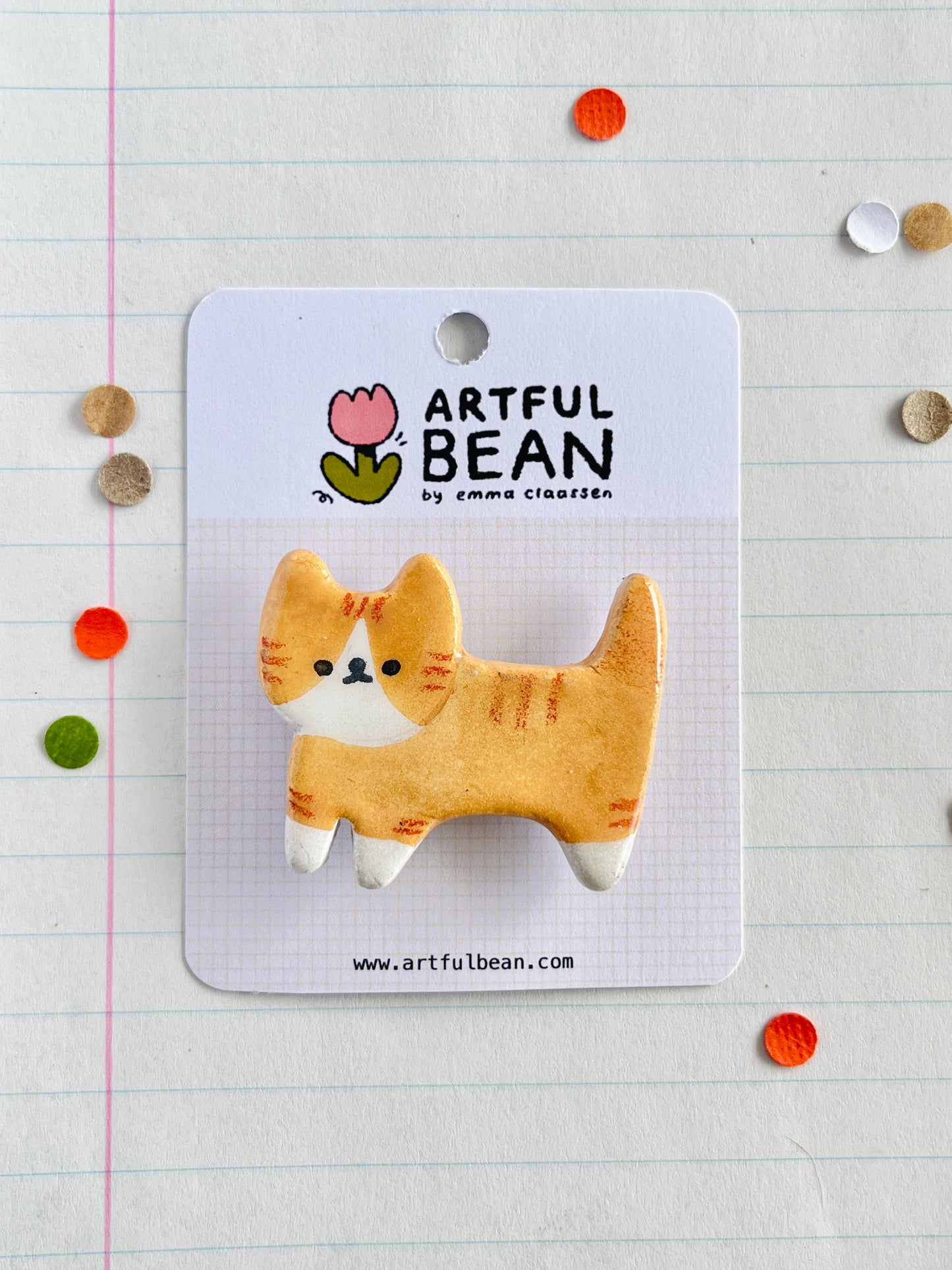 cat pin (full body)