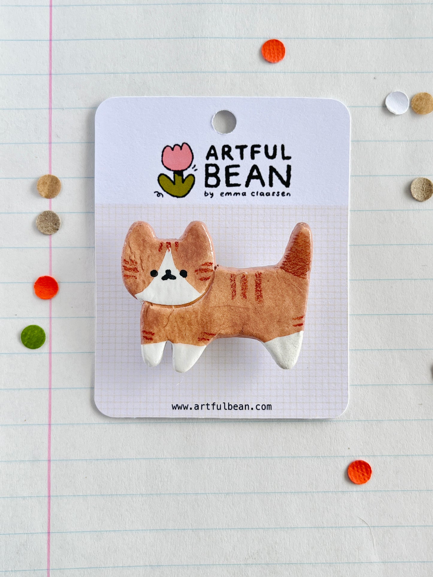 cat pin (full body)