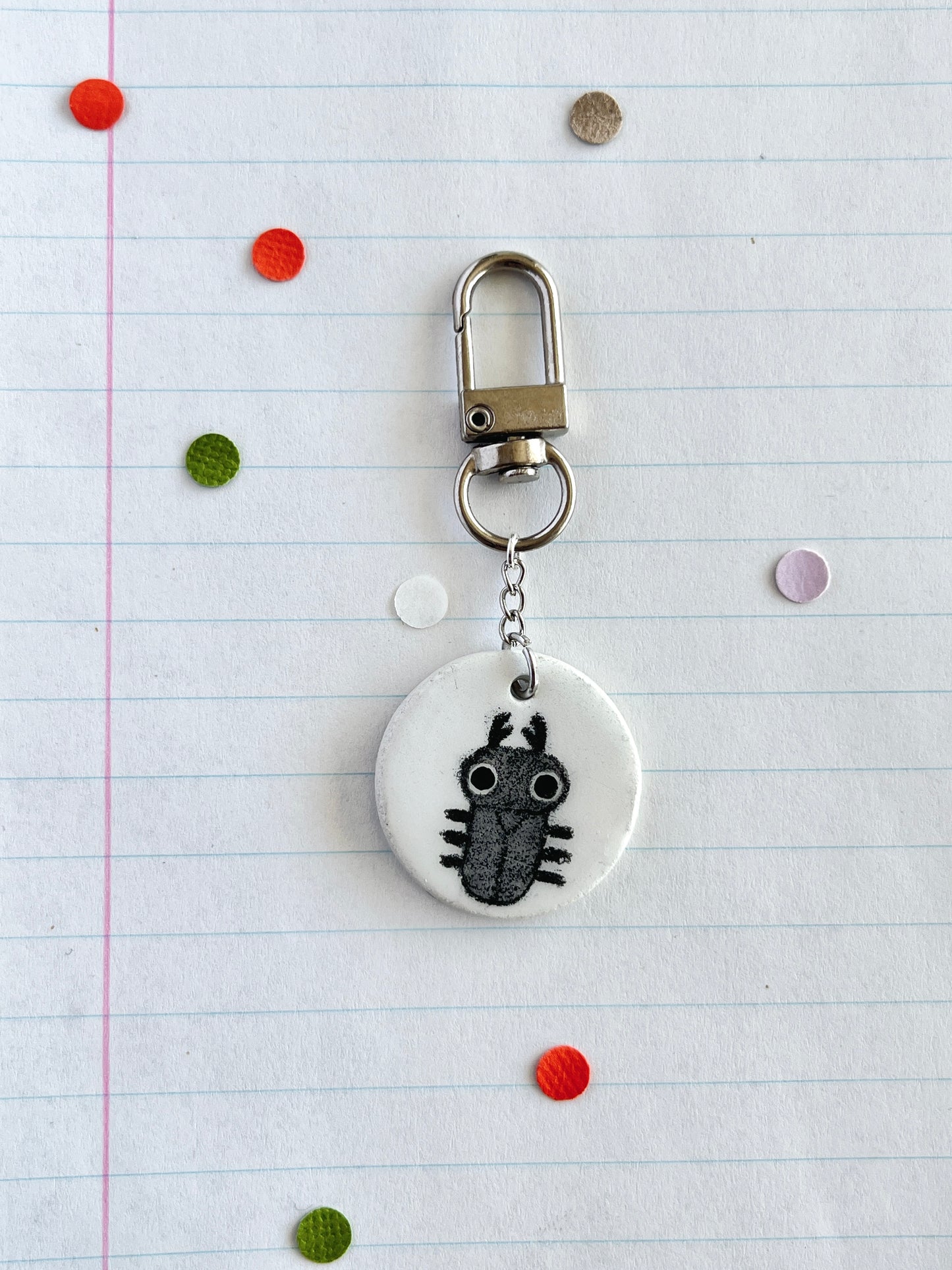 round keychain