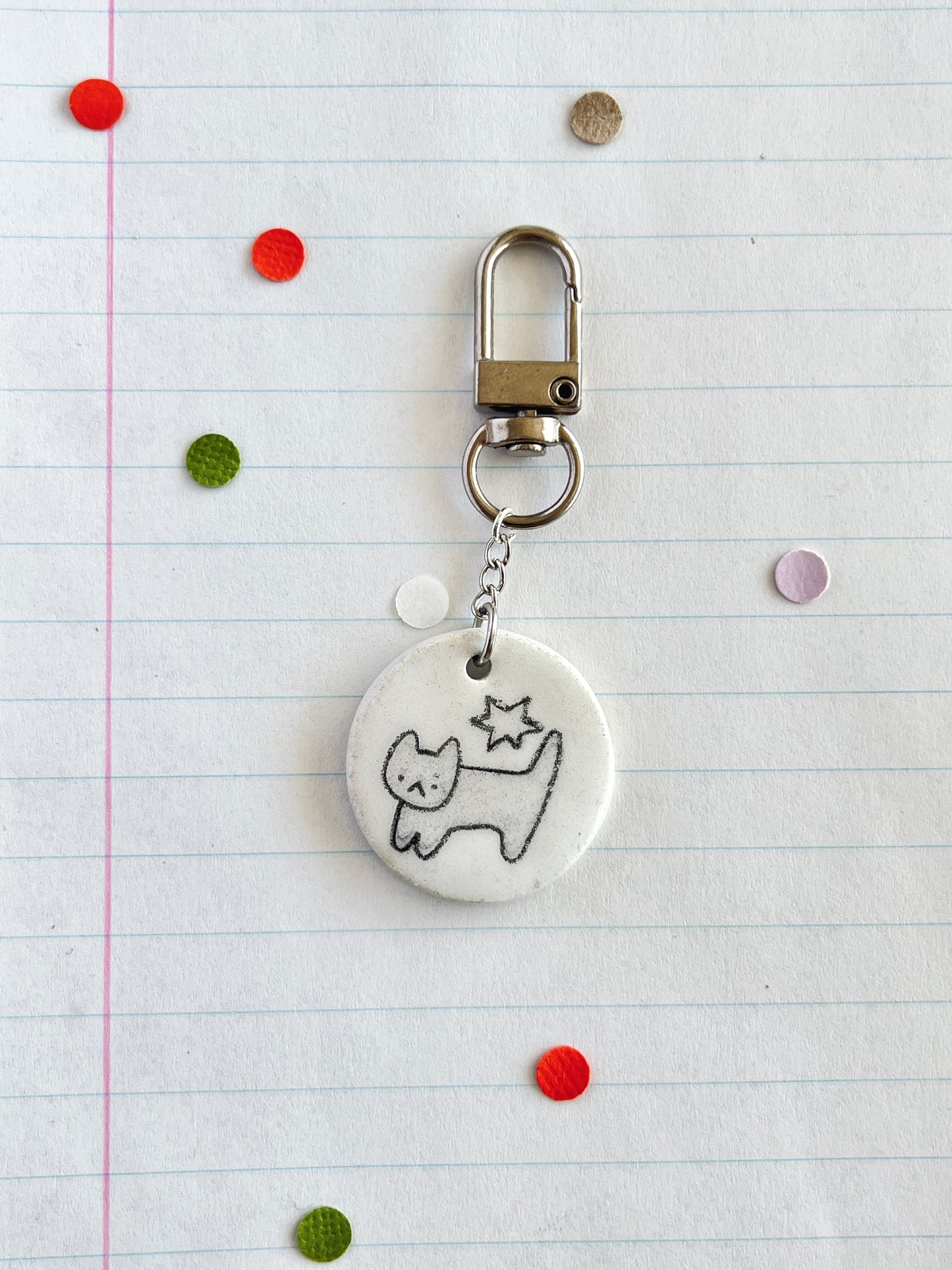 round keychain