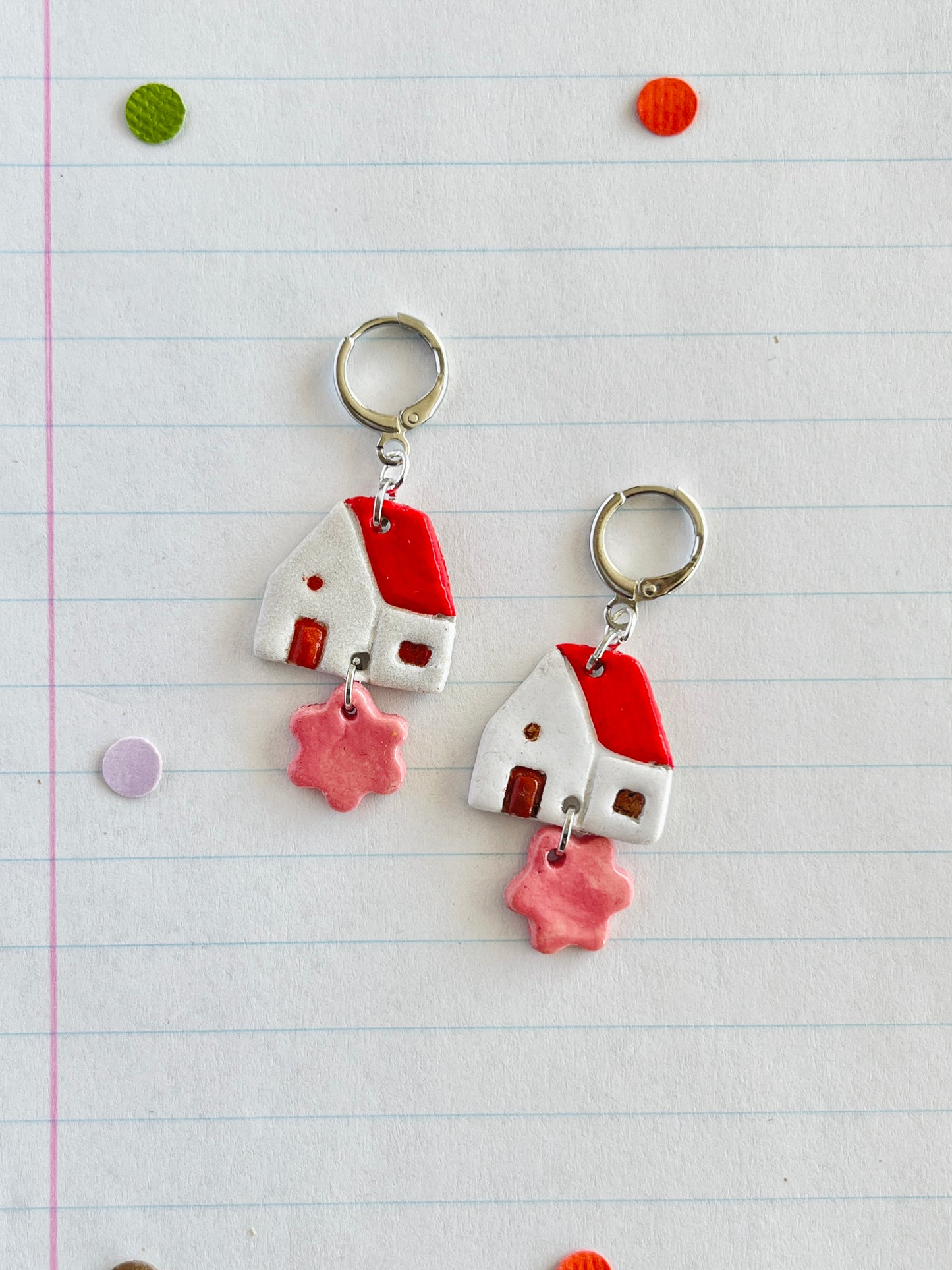 red houses