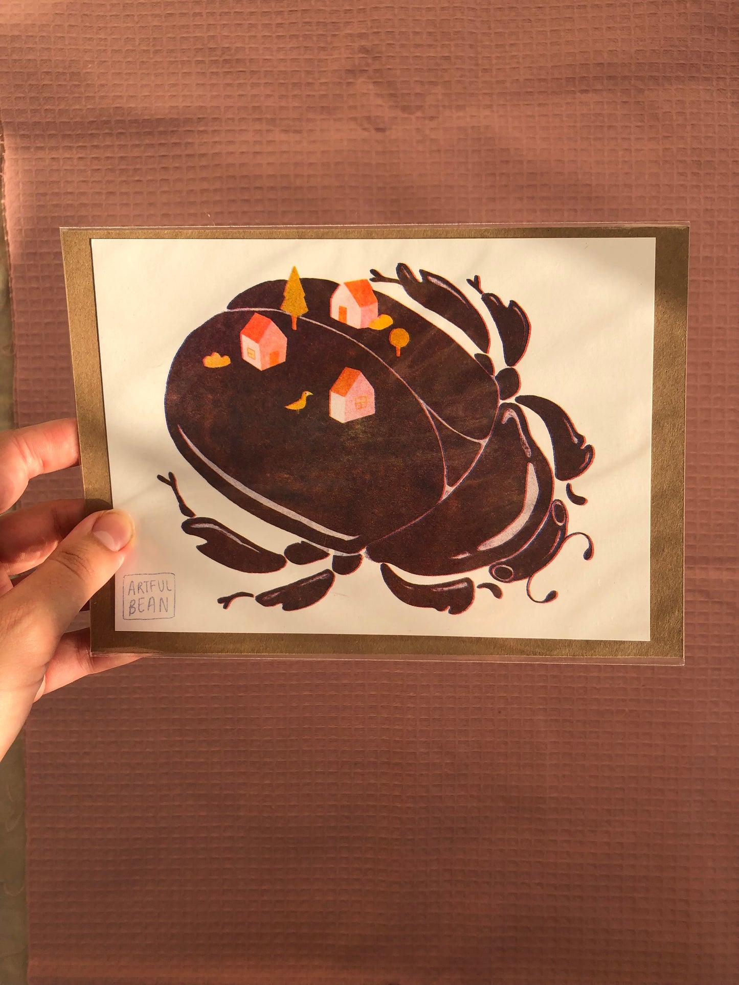 bug town riso print