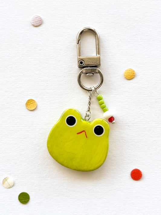 frog bag charm