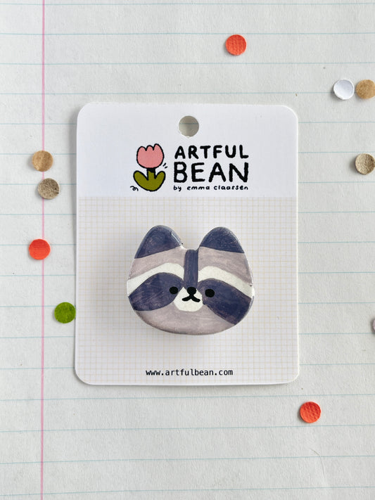 raccoon pin