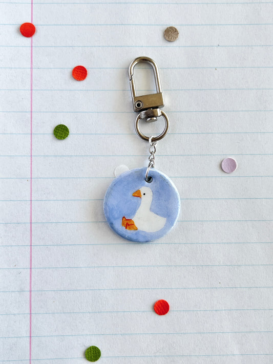 round keychain