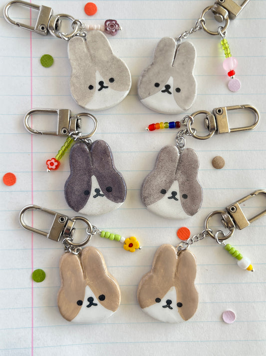 bunny keychain