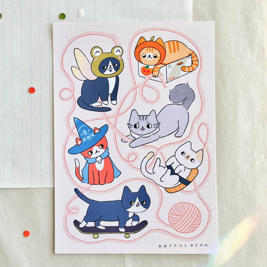 stamp rally print