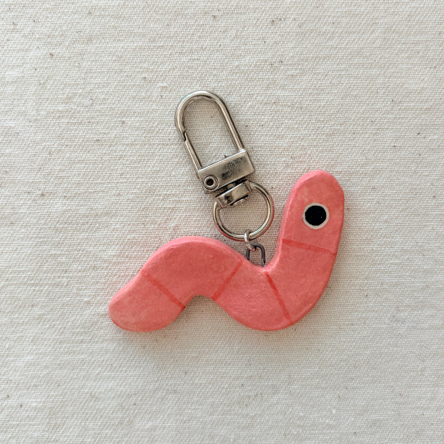 worm bag charm