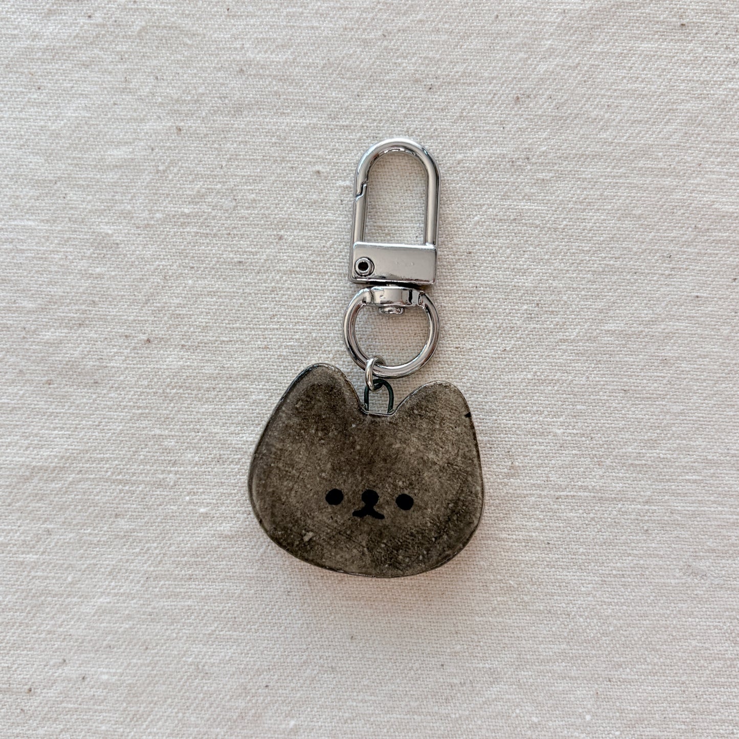 cat face bag charm
