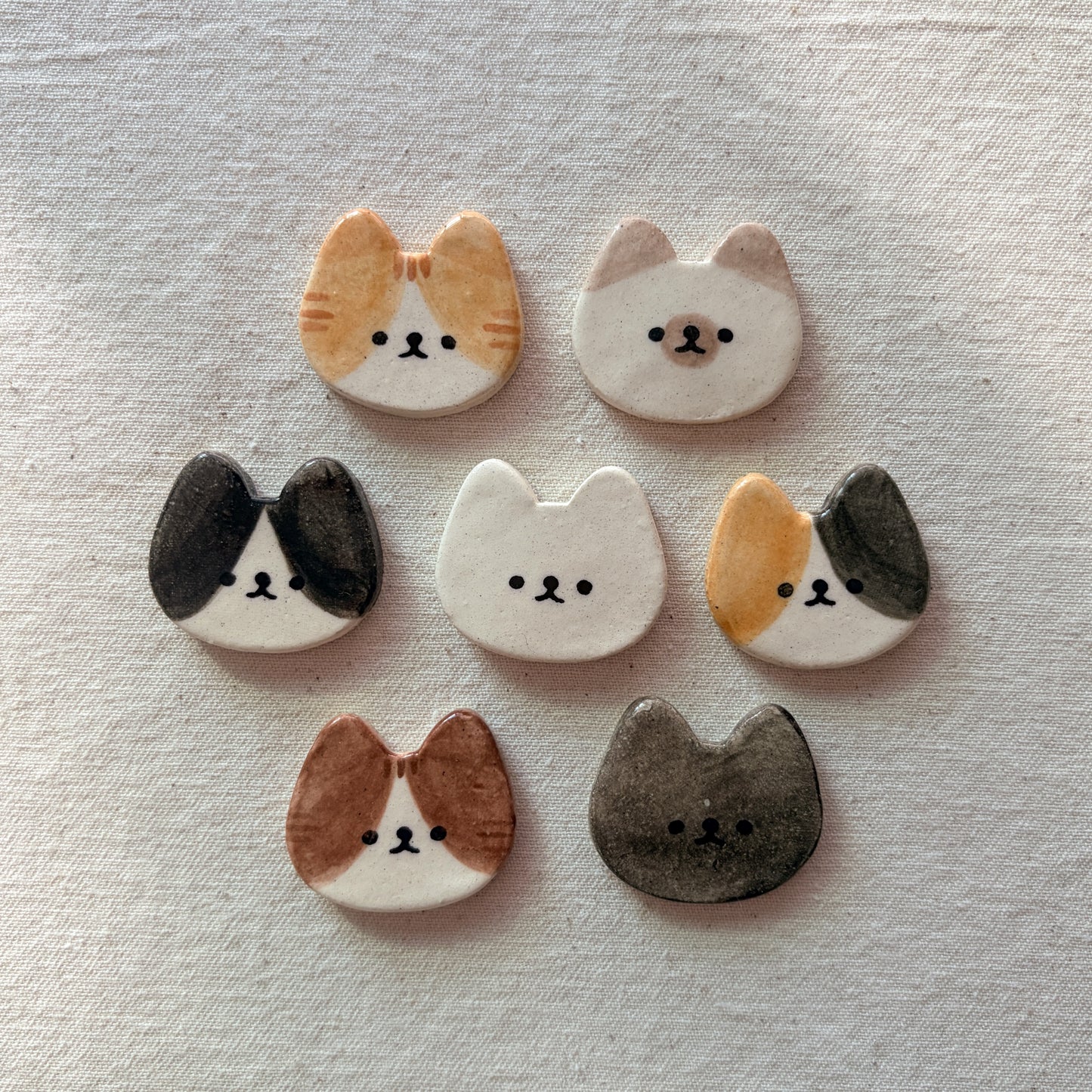 cat face magnet